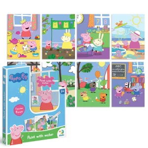 Set de colorat cu apă &quot;Peppa&quot;, seria Peppa Pig, 8 pagini