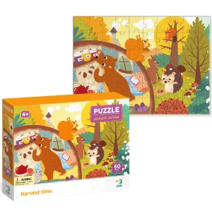 Puzzle &quot;Recoltare în pădure&quot;, seria Anotimpuri, 60 elem.
