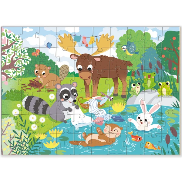Puzzle "zile cu soare", seria anotimpuri, 60 elem. 2