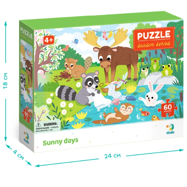 Puzzle "zile cu soare", seria anotimpuri, 60 elem. 6