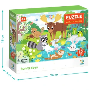 Puzzle "zile cu soare", seria anotimpuri, 60 elem. Thumbnail 6