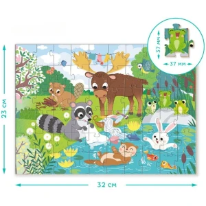 Puzzle "zile cu soare", seria anotimpuri, 60 elem. Thumbnail 5