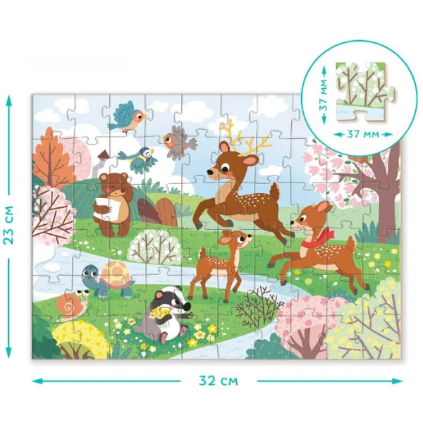 Puzzle "natura înflorește", seria anotimpuri, 60 elem. 5
