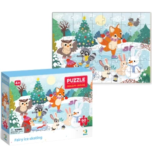 Puzzle &quot;Patinoarul magic&quot;, seria Anotimpuri, 60 elem.