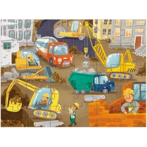 Puzzle "la șantier de construcții", 30 elem. Thumbnail 2