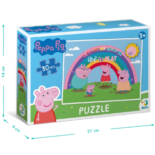 Puzzle "timpul de joacă", seria peppa pig, 30 elem. 9