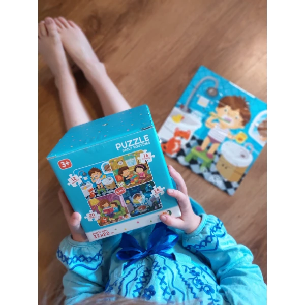 Puzzle 4 în 1 "ziua mea", 72 elem. 6