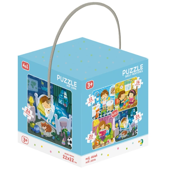 Puzzle 4 în 1 "ziua mea", 72 elem. 3