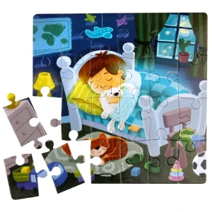 Puzzle 4 în 1 "ziua mea", 72 elem. Thumbnail 8