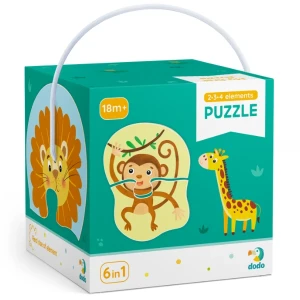 Puzzle 6 în 1 "animale sălbatice" Thumbnail 3