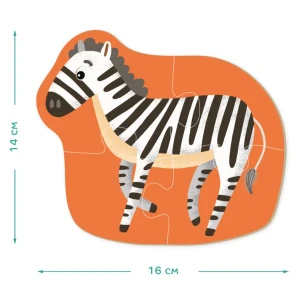 Puzzle 6 în 1 "animale sălbatice" Thumbnail 6