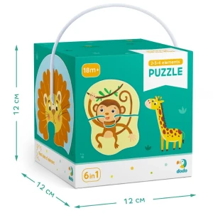 Puzzle 6 în 1 "animale sălbatice" Thumbnail 7