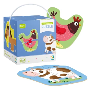 Puzzle 6 in 1 &quot;Animale domestice&quot;