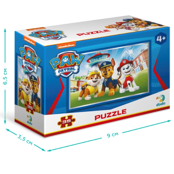 Puzzle-mini "prieteni curajoși", seria patrula cățelușilor, 35 elem. 5