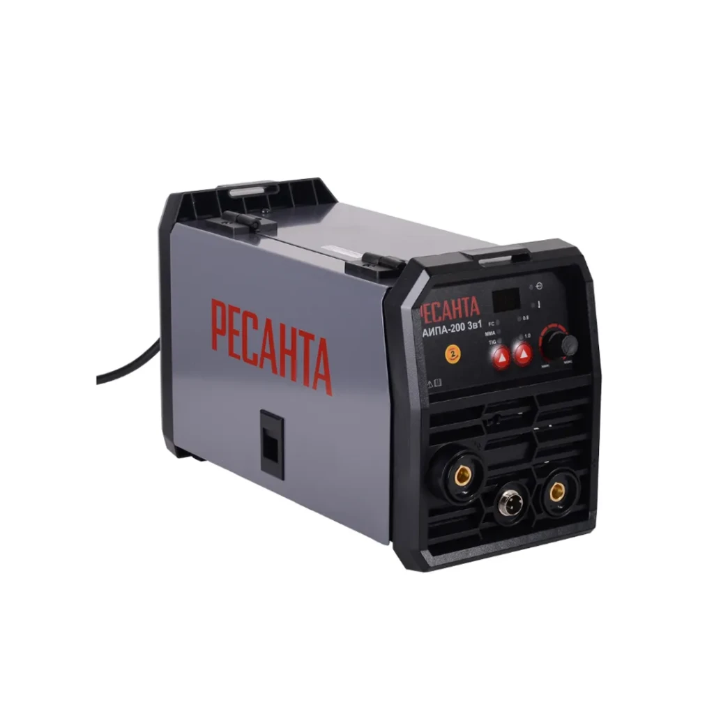 Сварочный аппарат полуавтомат саипа-200 3в1 15 - 200 a 220 - 240 в resanta 2
