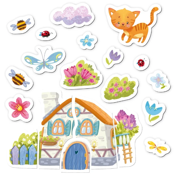 Магнитная игра "котик мечтатель", 20 элем. 2