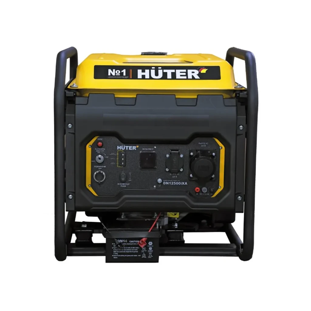 Генератор инвертор dn12500ixa бензин 8 квт 12/230 в huter 2