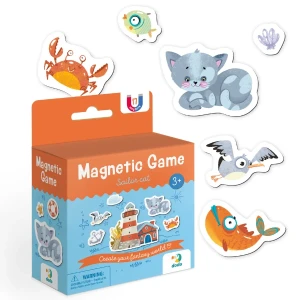 Магнитная игра "котик морячок", 17 элем.