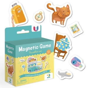 Магнитная игра "котик путешественник", 20 элем.