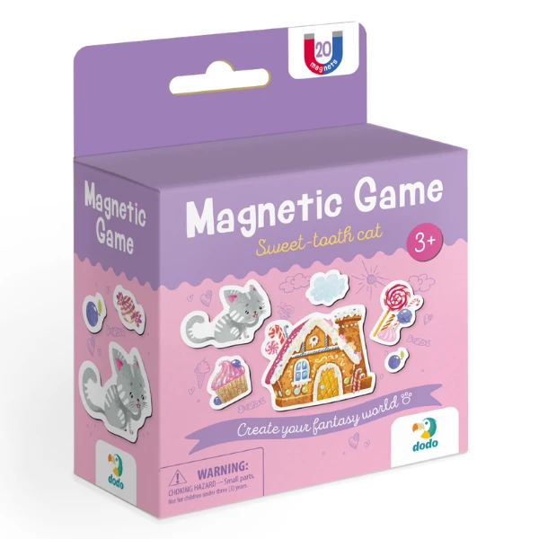 Joc magnetic "pisicuța cu dulciuri", 20 elem. 3