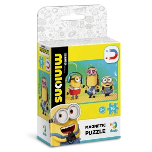 Puzzle magnetic "serbare", seria minions, 16 elem. Thumbnail 3