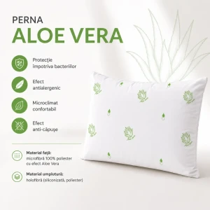 Подушка алоэ вера (50x70x650gr) up242-1-5