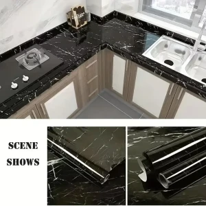 Panouri autodezive in rulou 1.2*3m, negru wmb-033 Thumbnail 3