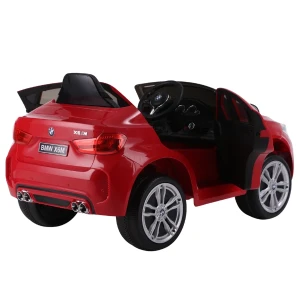 Masinuta electrica bmw x6m, 12v7ah, motor 35wx2, roți eva, scaune din piele Thumbnail 16