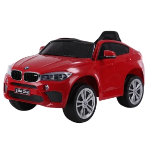 Электромобиль bmw x6m, 12v7ah, мотор 35wx2, eva колеса, кожаные сидения