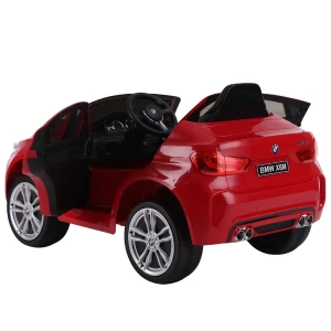 Masinuta electrica bmw x6m, 12v7ah, motor 35wx2, roți eva, scaune din piele Thumbnail 6