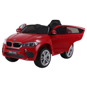 Masinuta electrica bmw x6m, 12v7ah, motor 35wx2, roți eva, scaune din piele Thumbnail 2