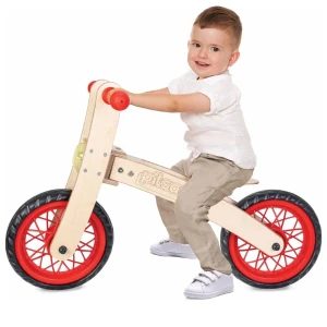 Bicicletă de echilibru din lemn pentru copii "free style" Thumbnail 4