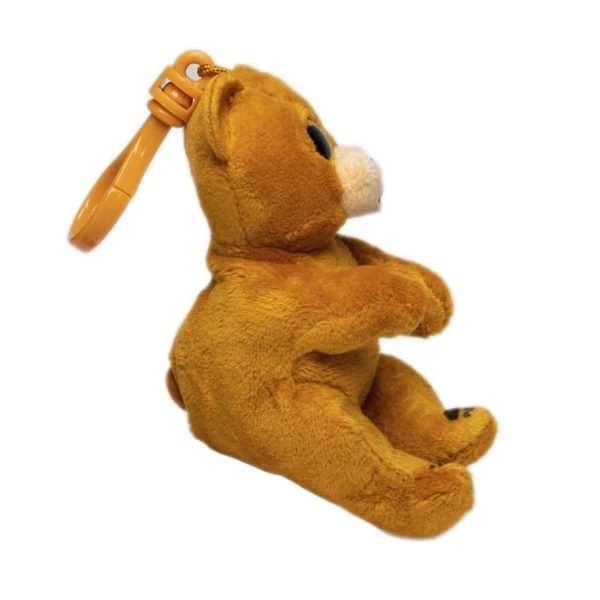 Breloc – ursulețul duncan 12 cm (beanie babies clip) 3