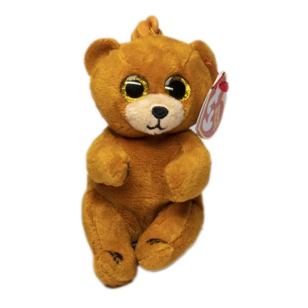 Breloc – ursulețul duncan 12 cm (beanie babies clip) 2