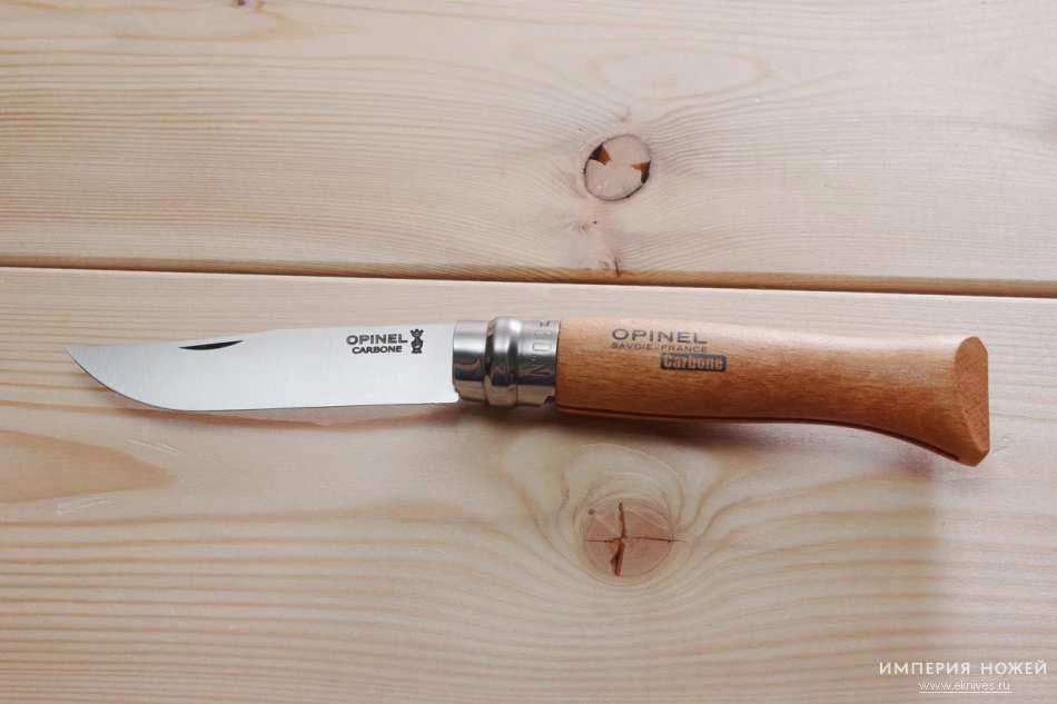 Нож opinel №9 carbon steel wood 5