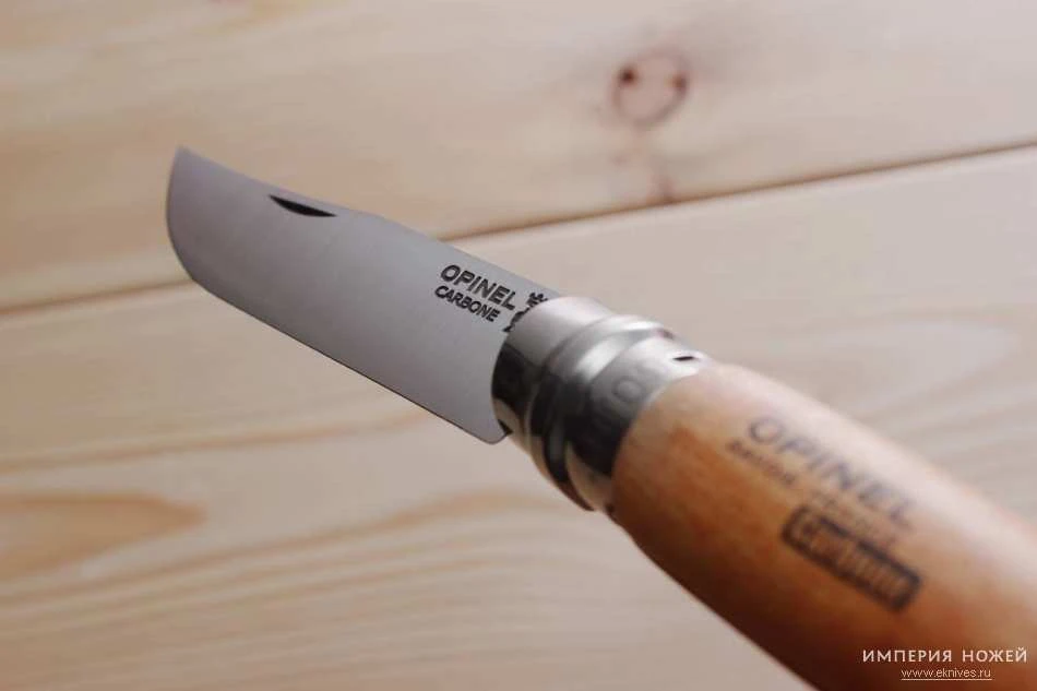 Нож opinel №9 carbon steel wood 2