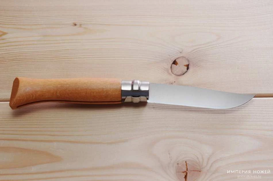 Нож opinel №9 carbon steel wood 6