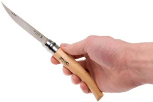 Нож opinel slim knife №10 beechwood Thumbnail 2