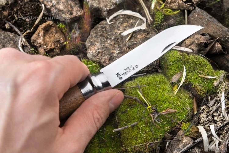 Cuţit opinel stainless steel walnut 3