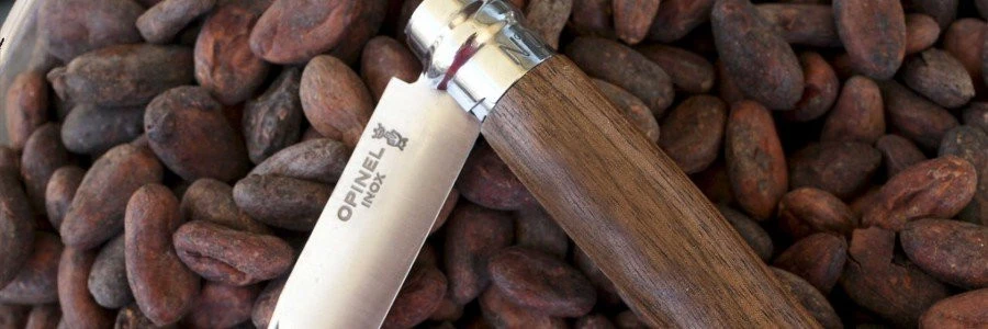 Cuţit opinel stainless steel walnut 2