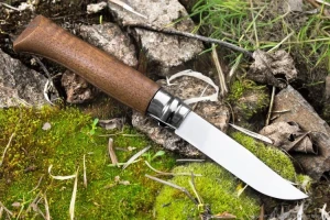 Cuţit opinel stainless steel walnut Thumbnail 5