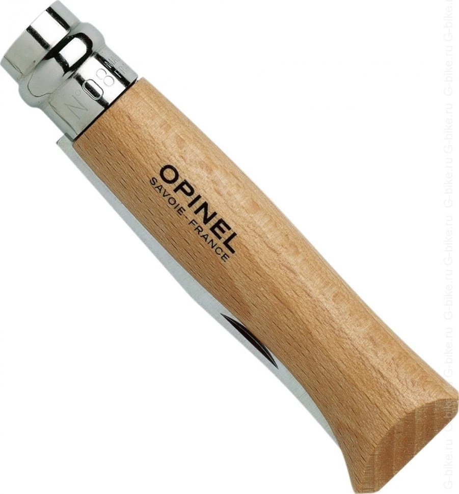 Нож opinel №08 stainless steel wood 8.5 cm 5