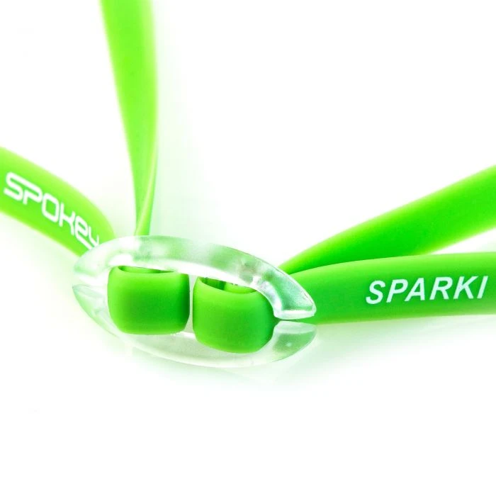 Очки для плавания с двумя полосками черные spokey sparki 2
