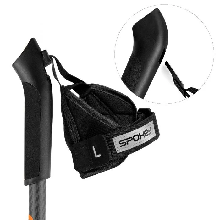 Bastoane de carbon nordic walking 105-135 cm spokey rift 6