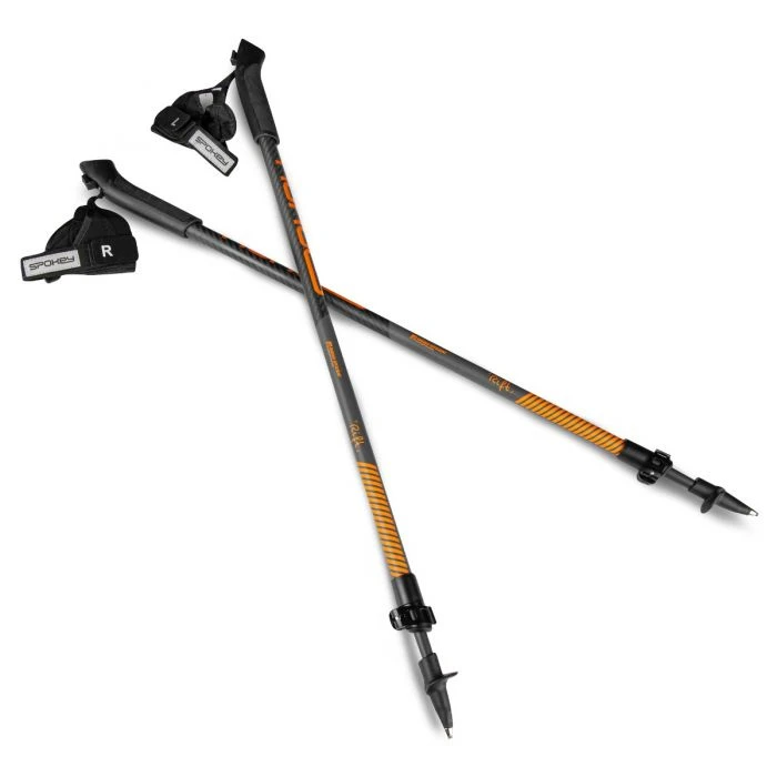 Bastoane de carbon nordic walking 105-135 cm spokey rift 5