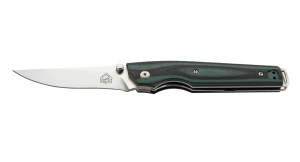 Нож 7301013 knifetec einhandmesser(grun-schwarze g10,liner lock) puma сталь aisi 420
