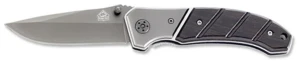 Нож 7313012 knife tec one-hand (420 titanized/ebony wood) puma сталь 420, titanized