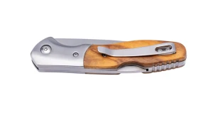 Cuțit puma tec pocket knife, olive wood with clip Thumbnail 2