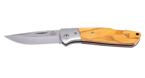 Нож 7316312 knifetec pocket olive wood puma сталь aisi 420