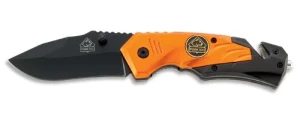 Нож 7333811 knife tec one-hand reascue orange puma сталь aisi 420